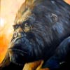 “King Kong, le King” - 16x16 - Huile sur toile
