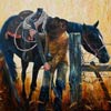 “Mon cowboy à moi” - 24x30 - Oil canvas